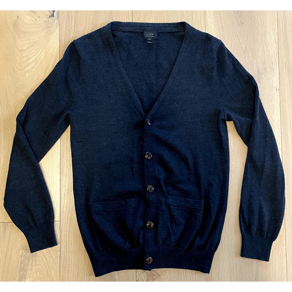 J. Crew Merino V-Neck Button down Cardigan XS